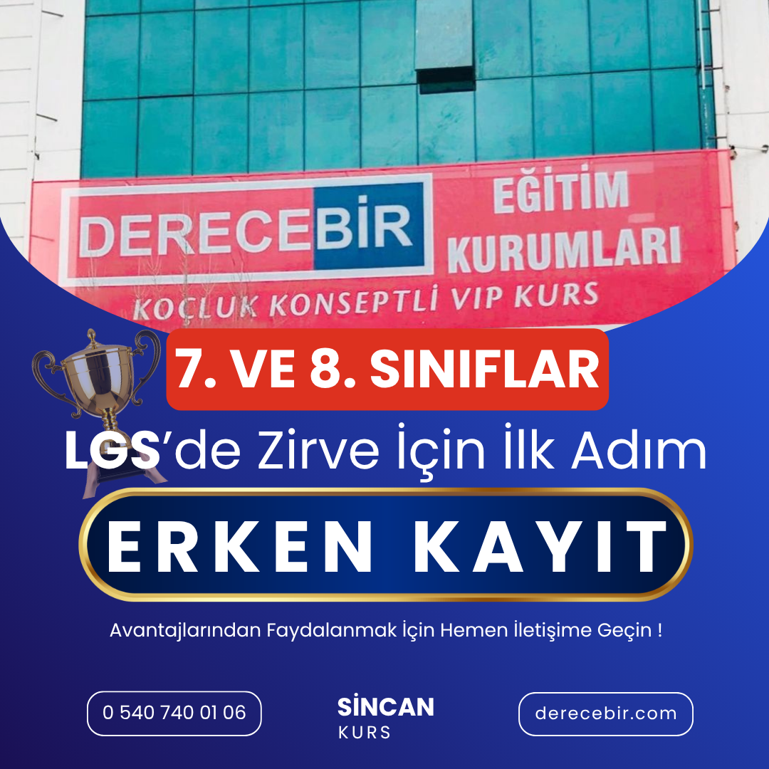 Sincan LGS Butik Dershane (Güncel)